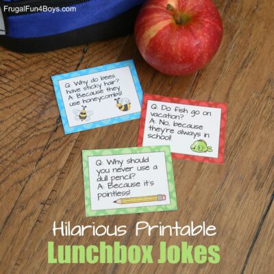 用这些可打印的午餐盒笑话让你的孩子的一天变得更加有趣!
