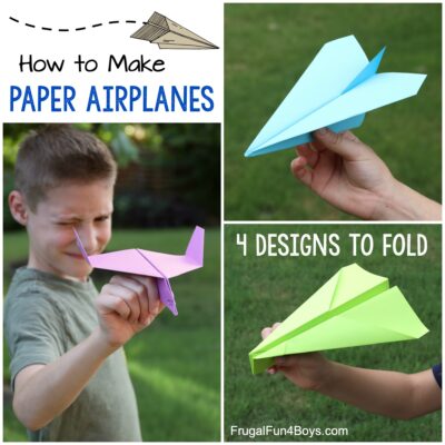 如何制作很棒的纸飞机!4个设计