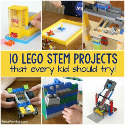 每个孩子都应该尝试的10个乐高STEM项目!