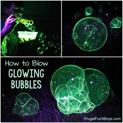 如何制作发光的泡泡